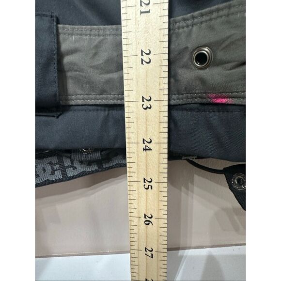 DC Snowboarding Pica-P Black Faux Fur Hooded Winter Coat Jacket Women's Small - Picture 11 of 13